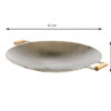 GrillSymbol Wok Pan WP-675, ø 67 cm