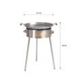 GrillSymbol Paella Cooking Set PRO-580, ø 58 cm