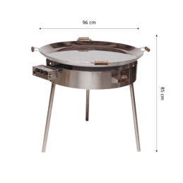 GrillSymbol Paella Cooking Set PRO-960 inox, ø 96 cm