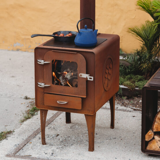 GrillSymbol Chimenea-estufa de leña Amigo