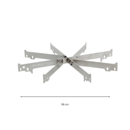 GrillSymbol Stove Attachment for 50 cm Paella Burner