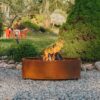 GrillSymbol Brasero en acier Corten Elias ø 88 cm