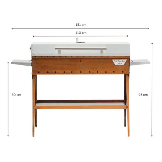 GrillSymbol Charcoal Grill Chef XL