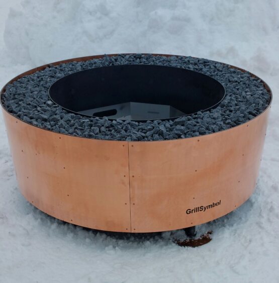 GrillSymbol Fire Pit Luna Copper